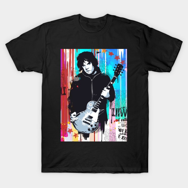 Gary Moore pop art T-Shirt by 2ToastDesign
